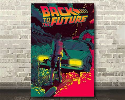 Back To The Future 1985 Vintage Poster Reprint - Science Fiction Home ...