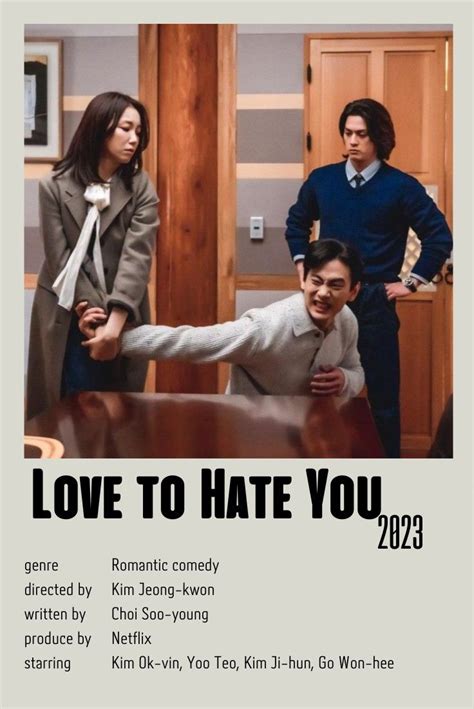 Love to Hate You | Cartazes de filmes minimalistas, Series e filmes, Pôsteres de filmes