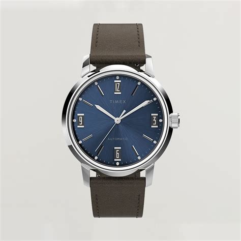 Timex Marlin Automatic 40mm Blue Dial at CareOfCarl.com