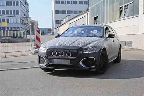 2021 Jaguar XF Wagon Reveals New Design in Spyshots, Has No Exhaust Tips - autoevolution