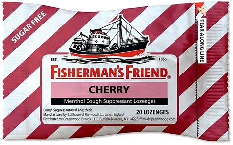 Fisherman's Friend Sugar Free Menthol Cough Suppressant Lozenges ...