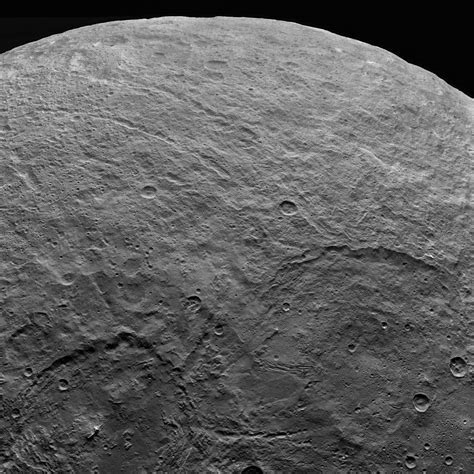 Ceres' Craters | Edited Dawn PR image of large craters on Ce… | Stuart ...