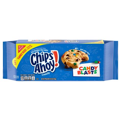 Save on Nabisco Chips Ahoy! Candy Blasts Chocolate Chip Cookies Family ...