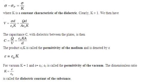 DMR'S PHYSICS NOTES: Relative Permittivity or Dielectric Constant