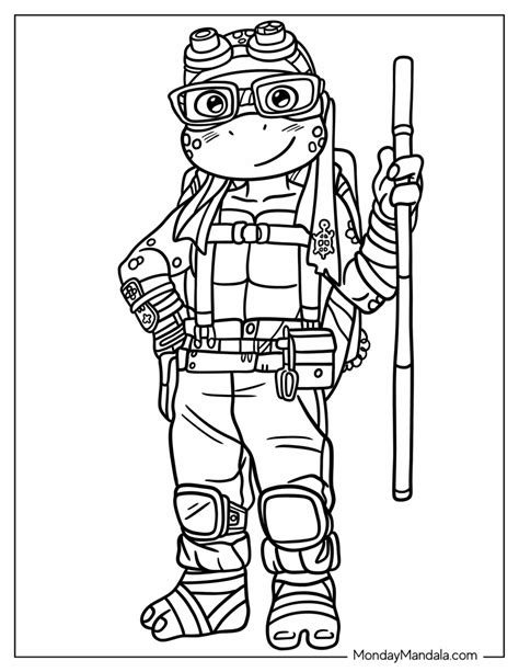 30 Ninja Turtles Coloring Pages (Free PDF Printables)