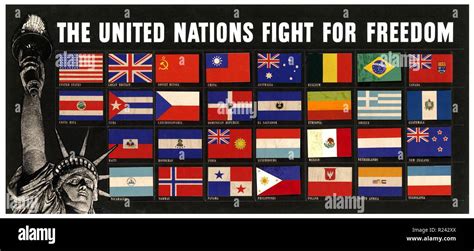 The allies of world war ii flags hi-res stock photography and images ...