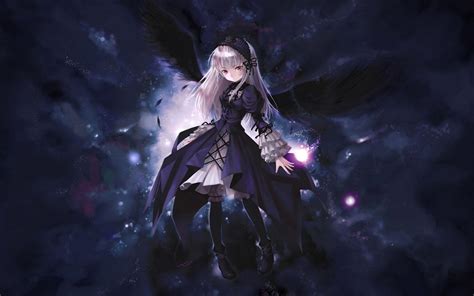 Anime Girl Dark Angel Wallpapers - Wallpaper Cave