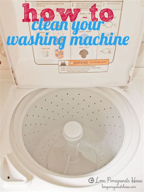 DIY Wash Machine Cleaning | Home and Heart DIY