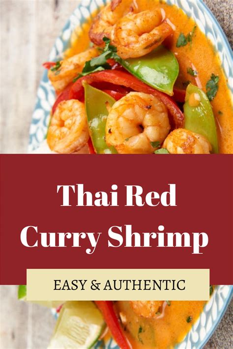 Easy & Authentic Thai Red Curry Shrimp | Thai red curry shrimp recipe, Curry shrimp, Red curry ...