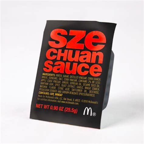 McDonald's Szechuan Sauce - SAUCE RANK