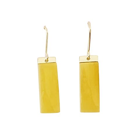 Butterscotch Amber MG Design Earrings - Amberman