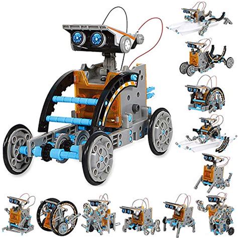 Sillbird STEM 12-in-1 Education Solar Robot Toys for Boys Ages 8-13, DIY Building Science ...