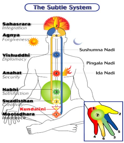 Sahaja yoga chakra chart | Powered by Intuition