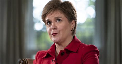 UK: Scottish Prime Minister Nicola Sturgeon, leader of the independence ...