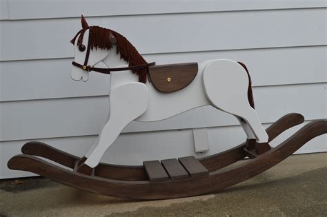 Large Merrilegs Wooden Rocking Horse | Inked Woodworking