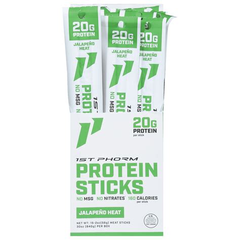 1st Phorm Meat Sticks, Jalapeno Heat, Protein (2 oz) Delivery or Pickup ...