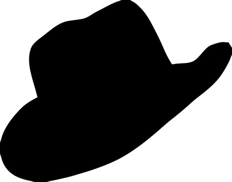 Cowboy Hat Silhouette Png