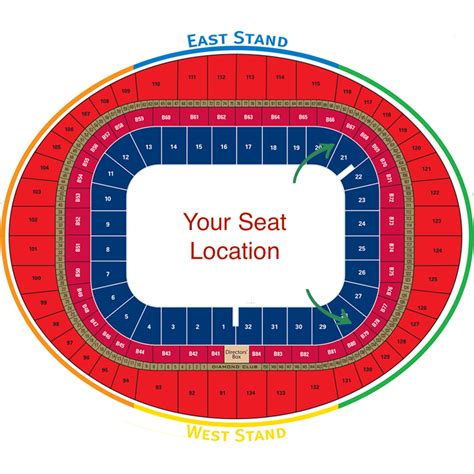 Arsenal Stadium Map