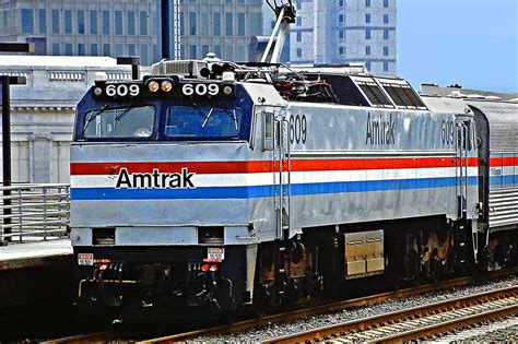 AMTRAK E60 #609 Electric Locomotive | Amtrak, Locomotive, Electric ...