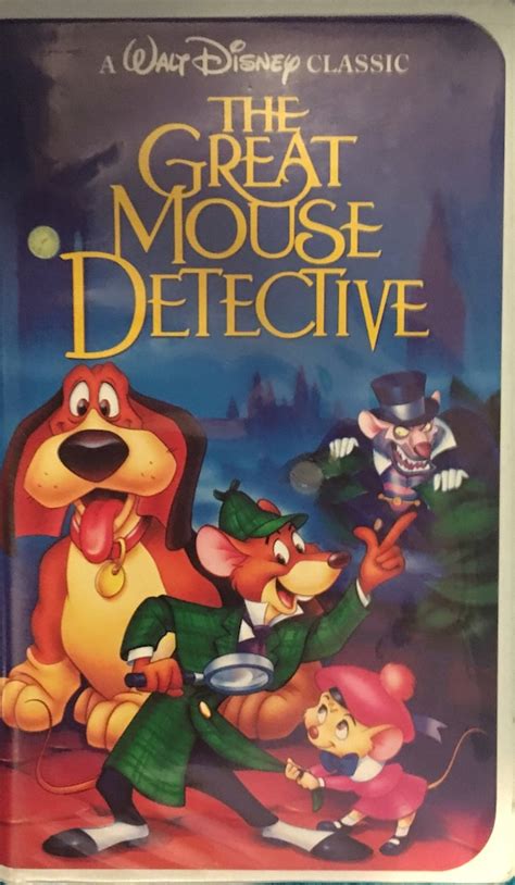 The Great Mouse Detective Vhs Walt Disney Classic Black Diamond | The ...