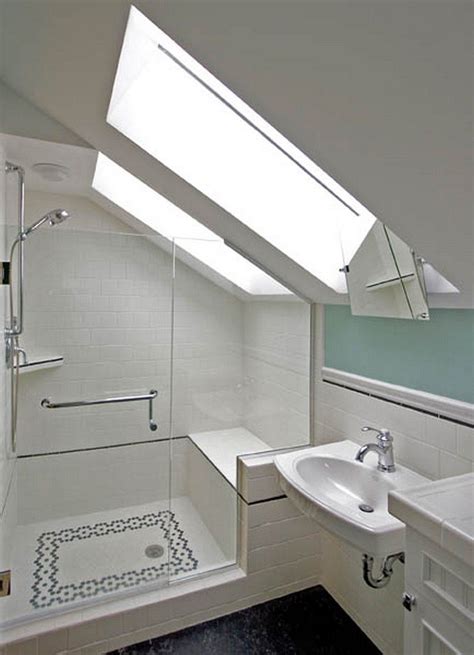 Small Attic Bathroom Sloped Ceiling - BATHROOM VGE