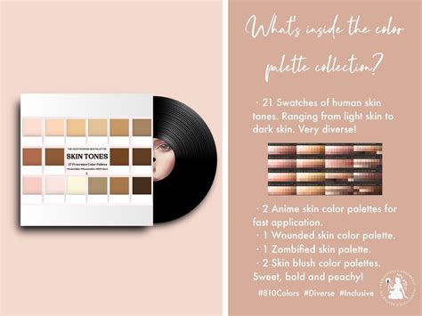 ArtStation - Procreate Skin Tones Color Palette Bundle | Artworks