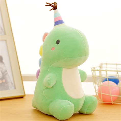 Colourful Dinosaur Plushie - Plushie Shop