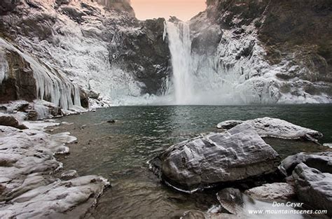 Don Geyer Current Events: Snoqualmie Falls In Winter