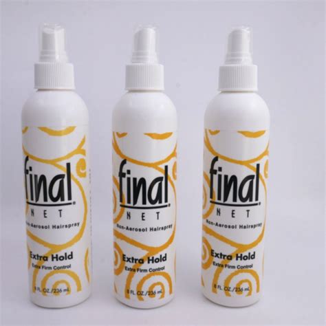 3- FINAL NET Hairspray ALL DAY HOLD Extra Hold UNSCENTED 8 fl. oz 827755020400 | eBay