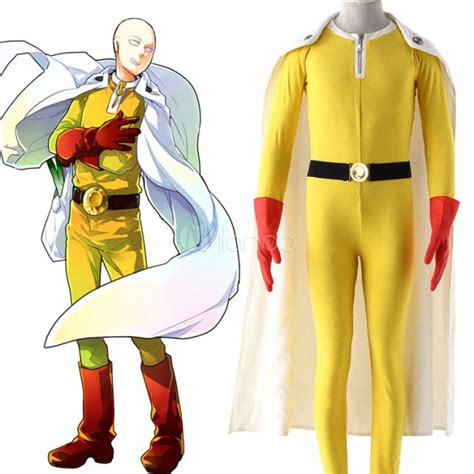 One Punch Man Saitama Cosplay Costume