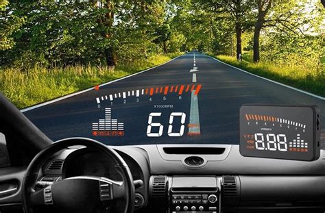 Head Up Display Car HUD Universal 3.5-inch 2 Colour Screen with OBD2 Connector : Amazon.in ...