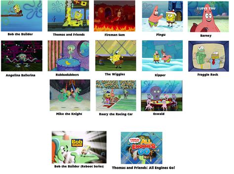 HiT Entertainment shows portrayed by SpongeBob by Abraham2204 on DeviantArt