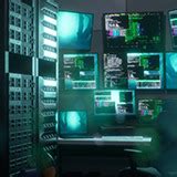 Hacker's Office - Environment for Crime, Noir, Drama & Cyberpunk