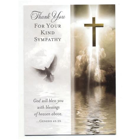 Thank You for Your Kind Sympathy Card – The Catholic Gift Store