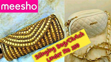 Meesho Latest Slinging Bag /Clutch Under Rs.250 | Meesho Bags Haul | Cheapest Bags Haul#meesho ...