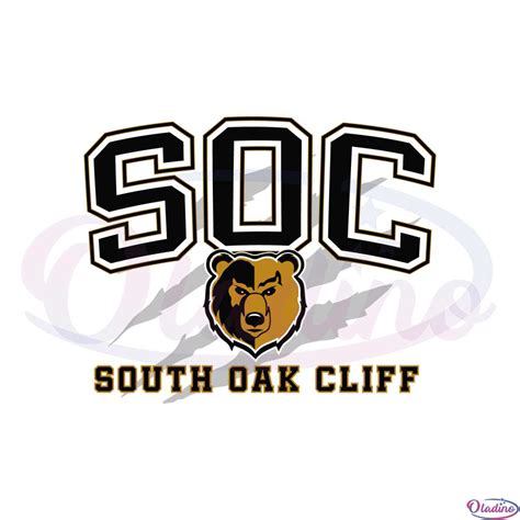 SOC South Oak Cliff High School SVG For Cricut Sublimation Files