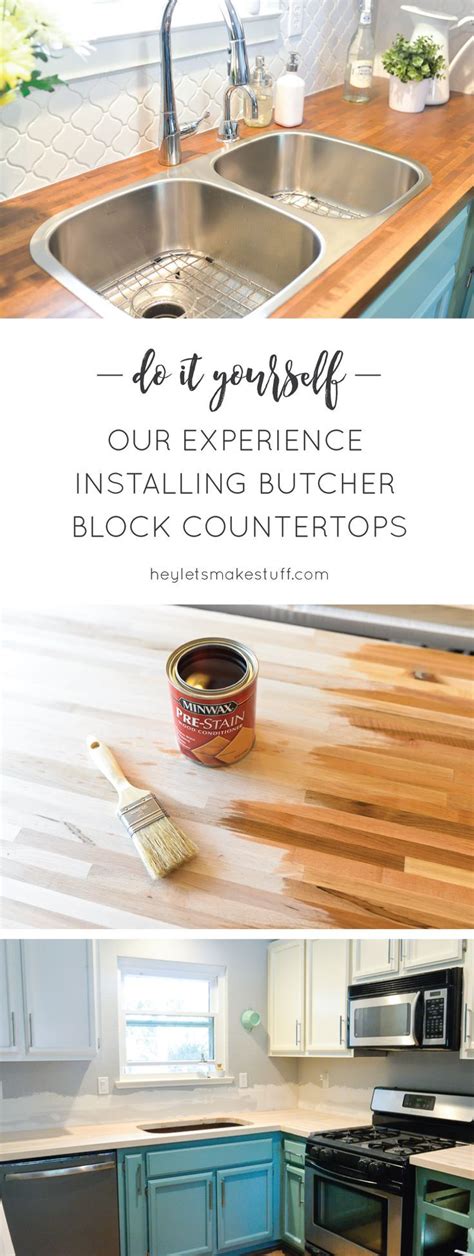 Our Experience Installing Butcher Block Countertops | Kitchen remodel ...