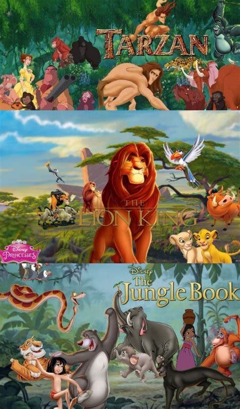 The lion king tarzan and the jungle book by danielandresrojas on DeviantArt