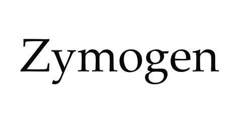 How to Pronounce Zymogen - YouTube