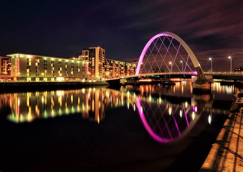 Glasgow Clyde Arc Bridge Photograph by Grant Glendinning