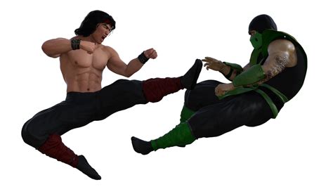 Flying Kick- Liu Kang by BloodBlade-BB on DeviantArt