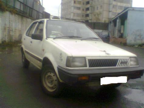 1986 Nissan March specs, Engine size 1300cm3, Fuel type Gasoline, Drive wheels FF, Transmission ...