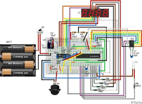 Wiring diagram for the open-source turbidimeter. | Download Scientific ...