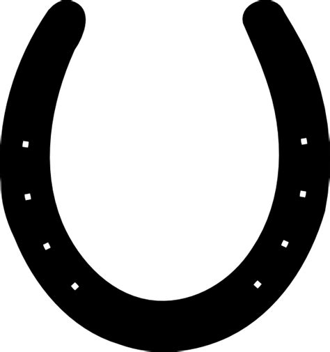 Horseshoe Stencil - ClipArt Best