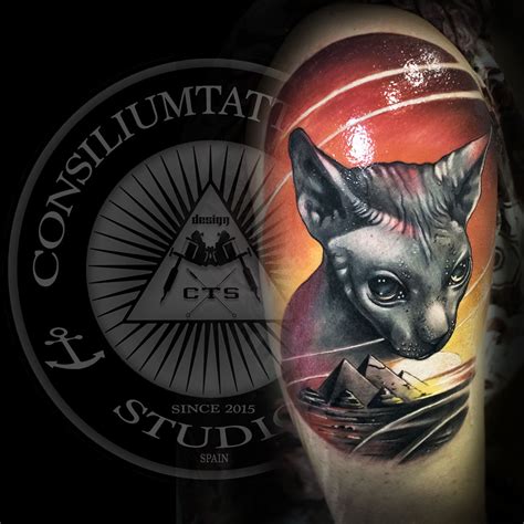 Sphynx, Anubis, Ojo Tattoo, Tarragona Spain, Body Art, Rich Art, Potrait, Ink, Superhero