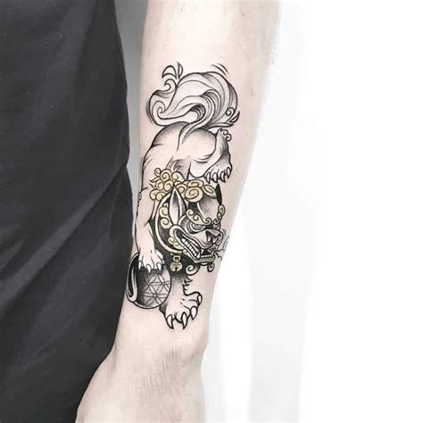 The Meaning Behind Chinese Guardian Lion Tattoos – Self Tattoo