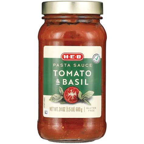 H-E-B Tomato & Basil Pasta Sauce - Shop Pasta Sauces at H-E-B