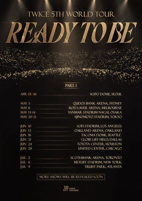 TWICE - 5th World Tour: READY TO BE (2023 Tour Announcement Part 1 ...