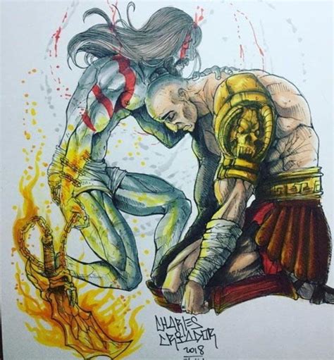 How Kratos V Jesus would really go (Art by charles.cocriador on ...