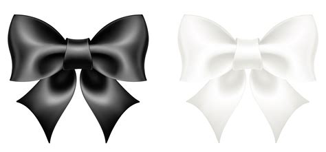 Black and White Bow PNG Clipart Picture | Gallery Yopriceville - High ...